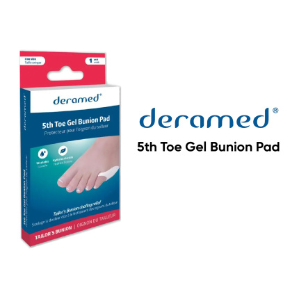 DERAMED 5th Toe Gel Bunion Pad