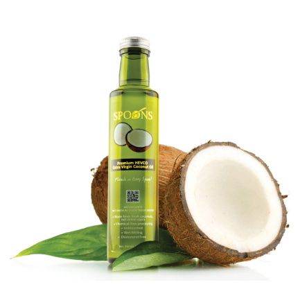 SPOONS Premium Hevco Extra Virgin Coconut Oil 250ml