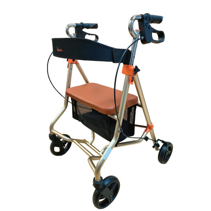Mobees Orange+ Charming Rollator