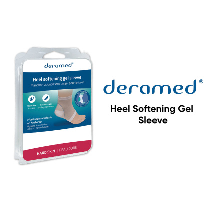 DERAMED Heel Softening Gel Sleeve