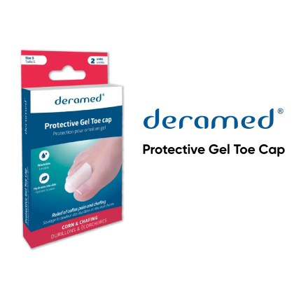 DERAMED Protective Gel Toe Cap