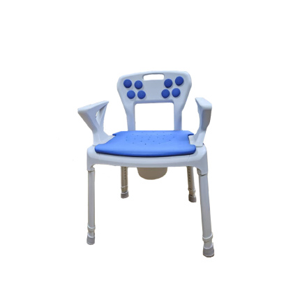 MOBEES ORANGE+ Shower Commode Chair