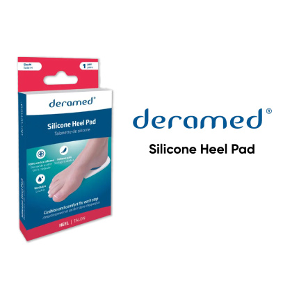 DERAMED Silicone Heel Pad