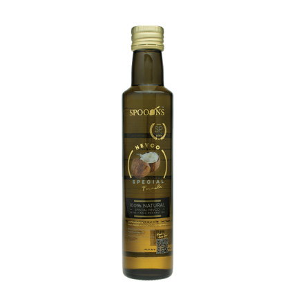 SPOONS Super Premium HEVCO EXTRA VIRGIN COCONUT OIL (250ML)