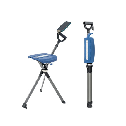 Ta-Da Chair Series 2 PRO Tripod Seat Cane (Midnight Blue)