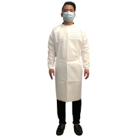 Disposable Non Woven Isolation Gown Protective Suit (10pcs)