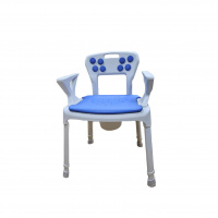 MOBEES ORANGE+ Shower Commode Chair